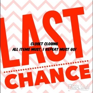 Closing closet! All items must go. Read below 1st
